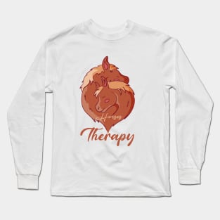 Love Horse Therapy Long Sleeve T-Shirt